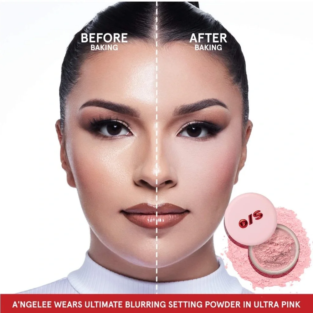 One/Size🍄 Ultimate Blurring Setting Powder Travel Size Ultra Pink NIB